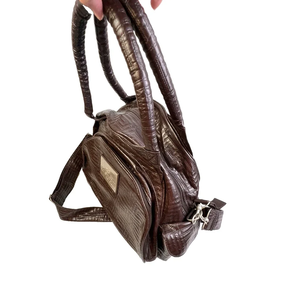 Kalencom New Orleans Travel Diaper Bag Changing Pad Bottle Holder Black Gift